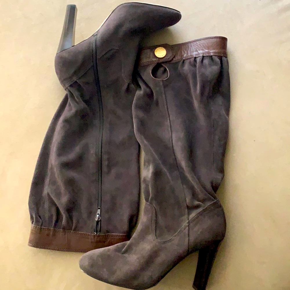 New suede boots